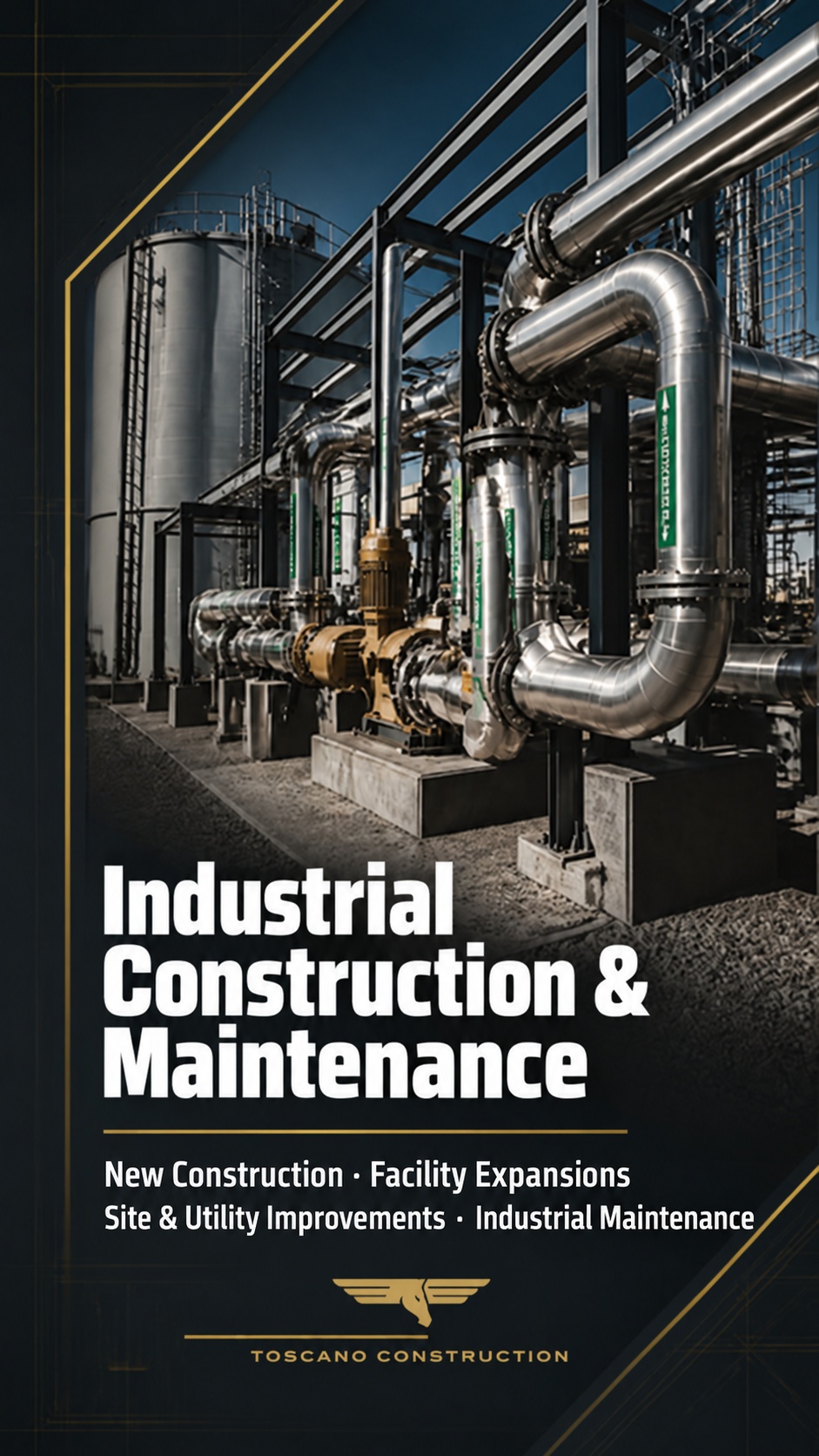 Industrial Construction — original Toscano flyer